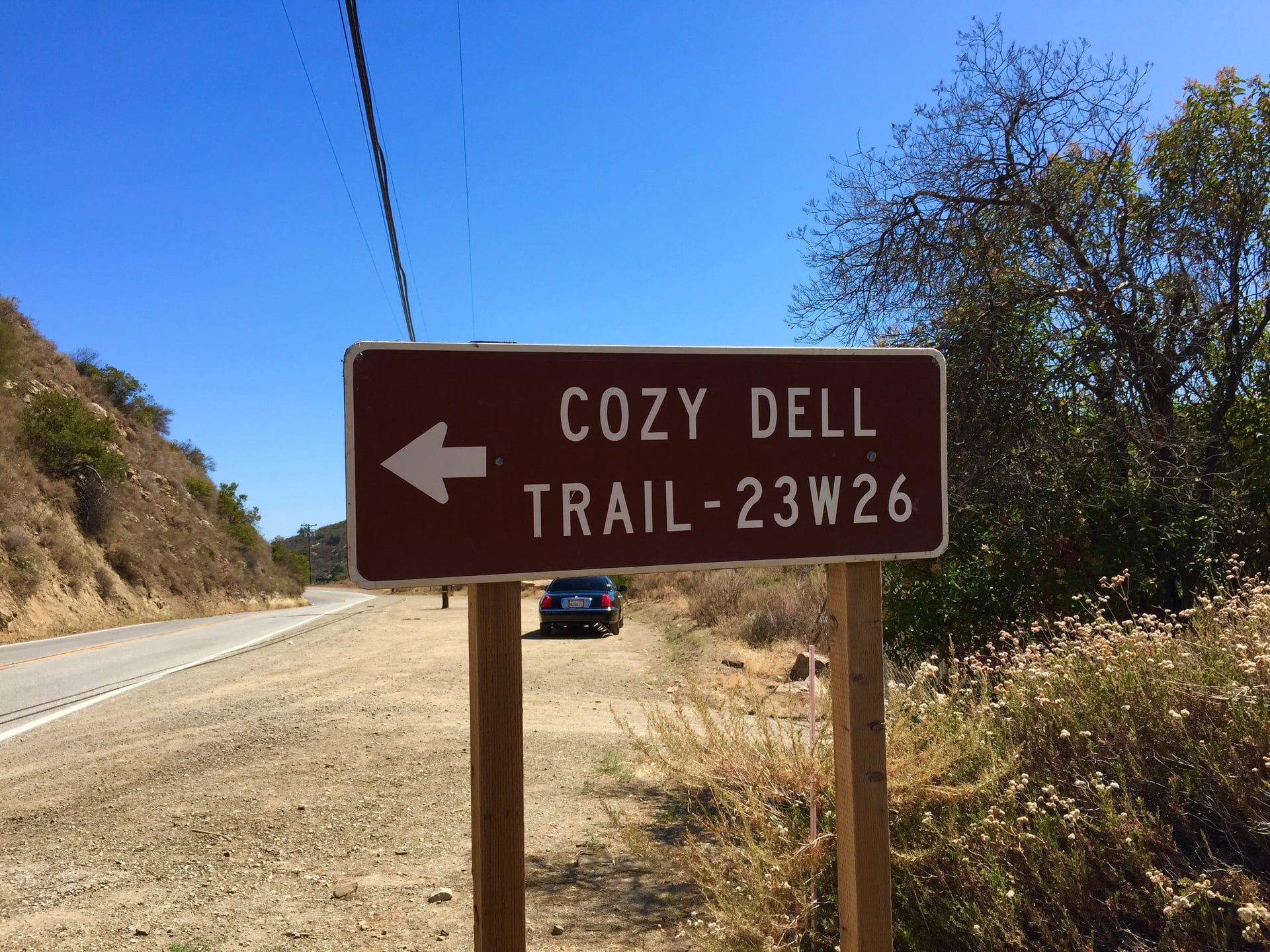 An Ojai trailhead detail - the kind of ground-level thing a longtime agent notices.